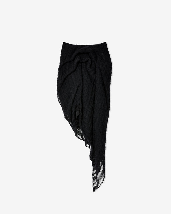 Pauline Dujancourt - Women's Cables Skirt - (Black)