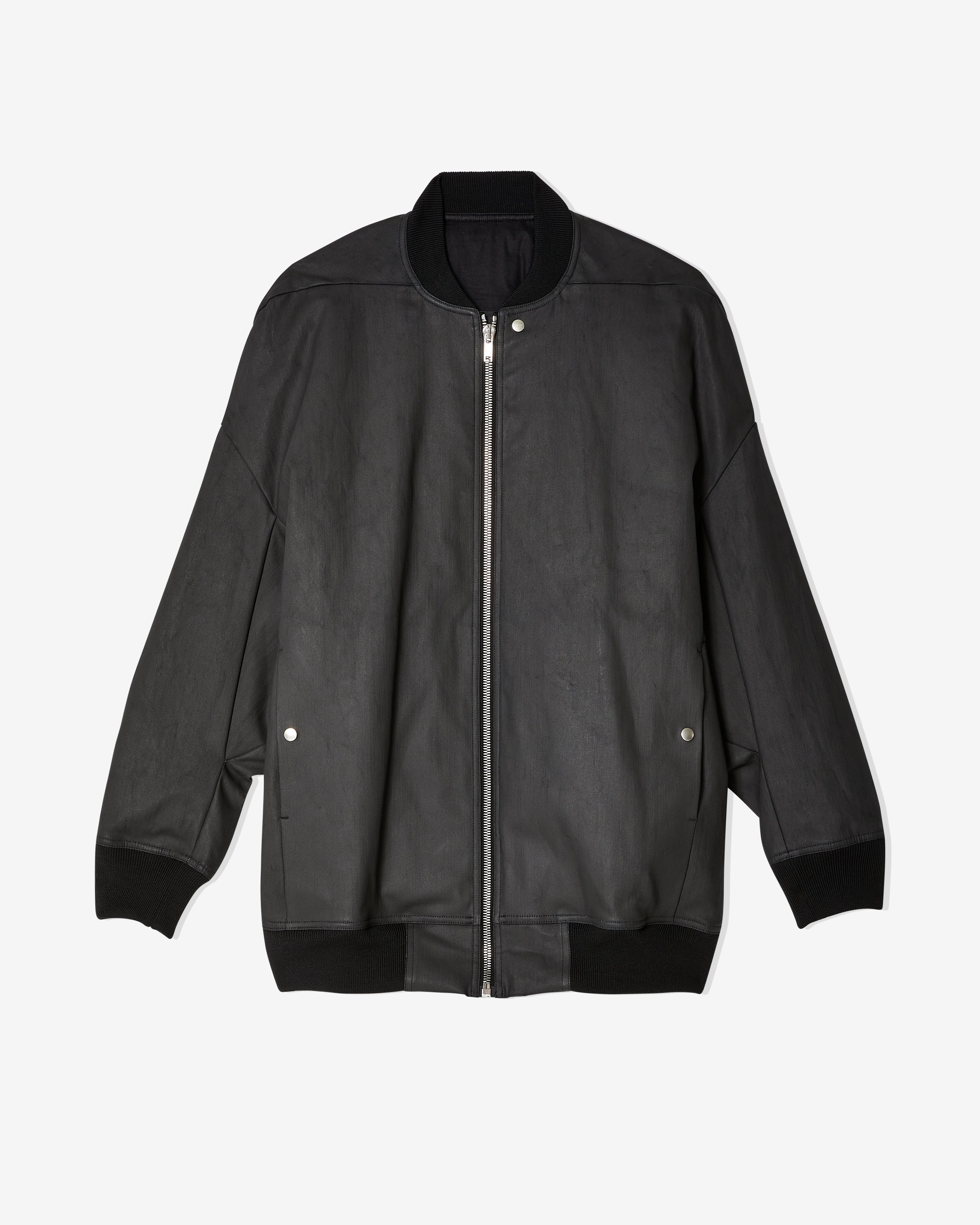 Rick Owens: Men's Jumbo Peter Bomber Jacket (Black) | DSMNY E-SHOP