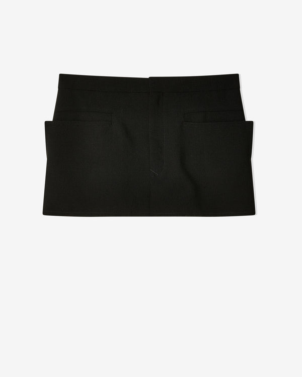 Rick Owens - Women's Cut-Off Mini Skirt - (Black)