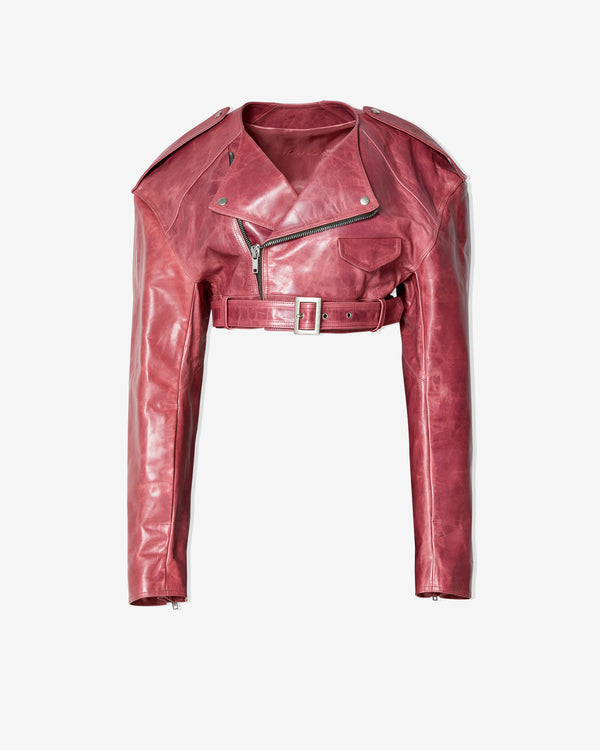 Rick Owens - Women's Leather Jacket - (Pink)