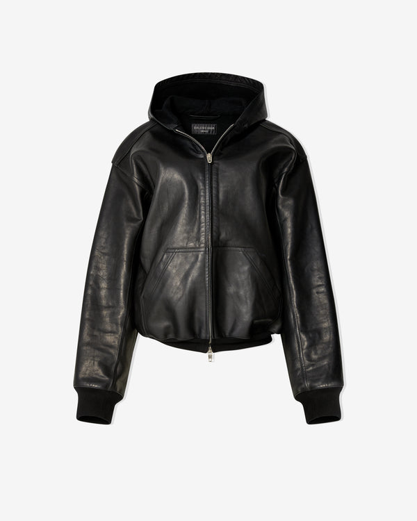 Balenciaga - Women's Lined Zip-Up Hoodie - (Black)