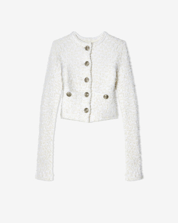 Balenciaga - Women's Cropped Cardigan - (White)