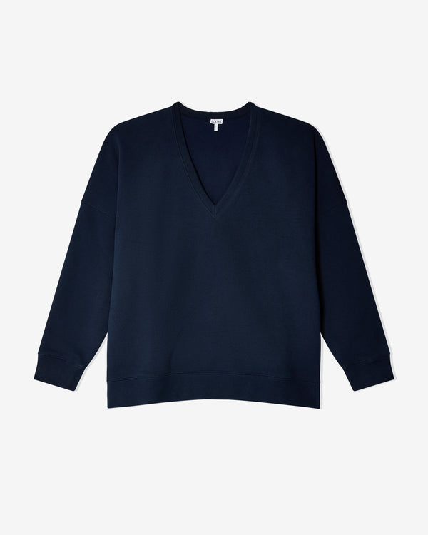 Loewe - Men's V-Neck Sweatshirt - (Midnight)