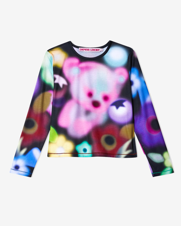 Chopova Lowena - Women's Airbrush Bear Fitted Jersey Top - (Multi)