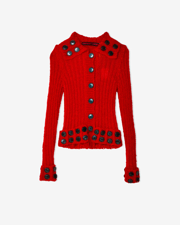 Chopova Lowena - Women's Starboard Cardigan - (Red)