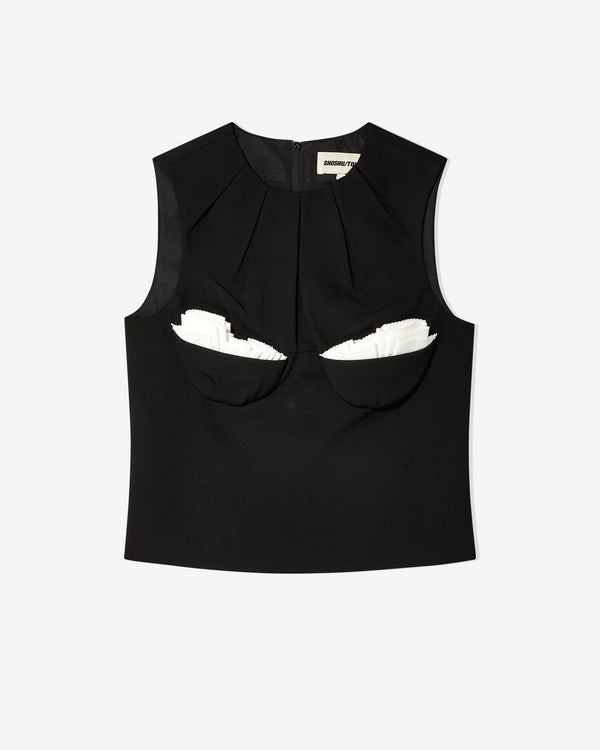 Shushu/Tong - Women's Bustier Sleeveless Top - (Black)