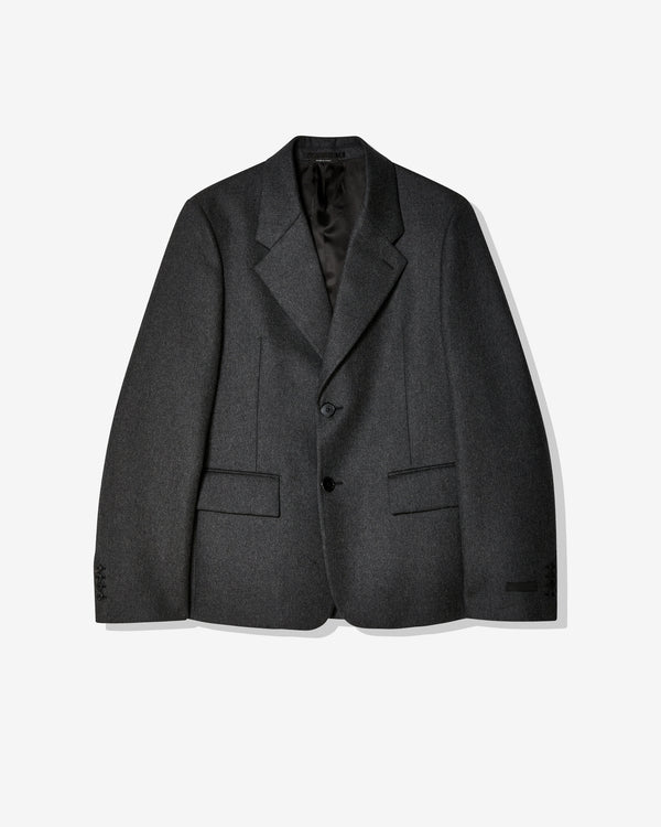 Prada - Men's Single-Breasted Wool Jacket - (Slate Gray)