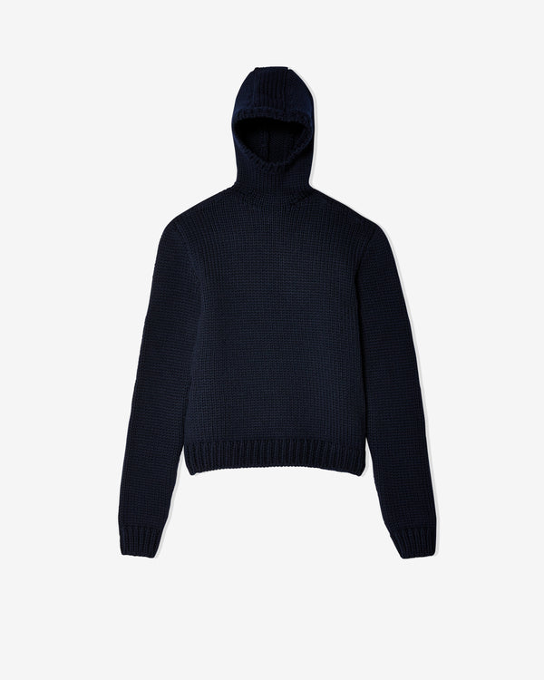 Prada - Men's Knit Hoodie - (Navy)