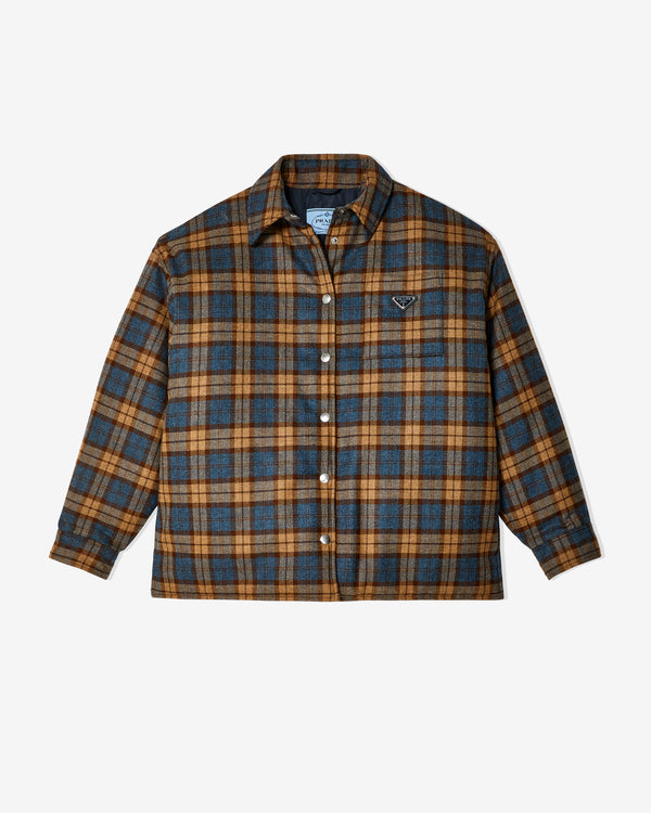 Prada - Women's Checked Jacket - (Tabacco)