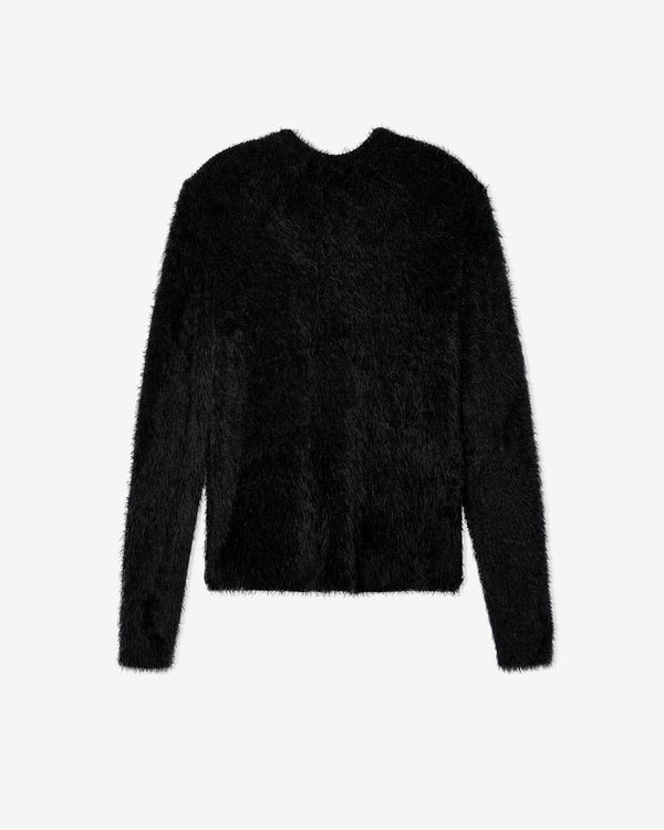 Marine Serre - Women's Wild Puffy Knit Crewneck Sweater - (Black)