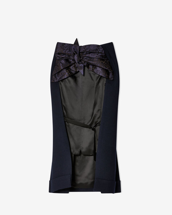 Prada - Women's Jacquard Skirt - (Navy)