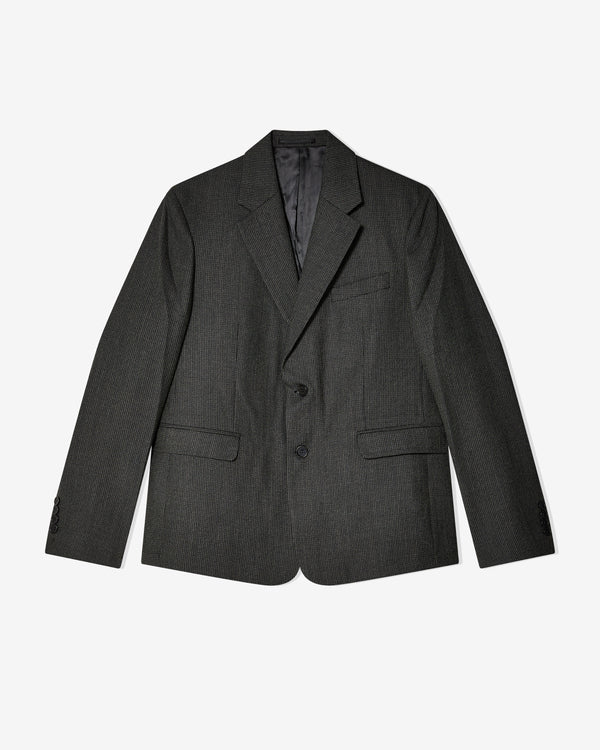 Mfpen - Men's Single Breasted Blazer - (Dark Grey)