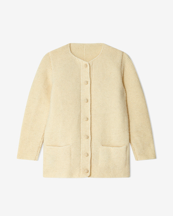 Daniela Gregis - Women's Hand-Knitted Jacket - (Cream)