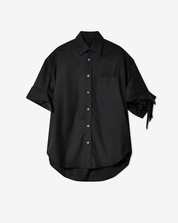 Marina Yee - Women's Oversized Fold Sleeve Shirt - (Black)