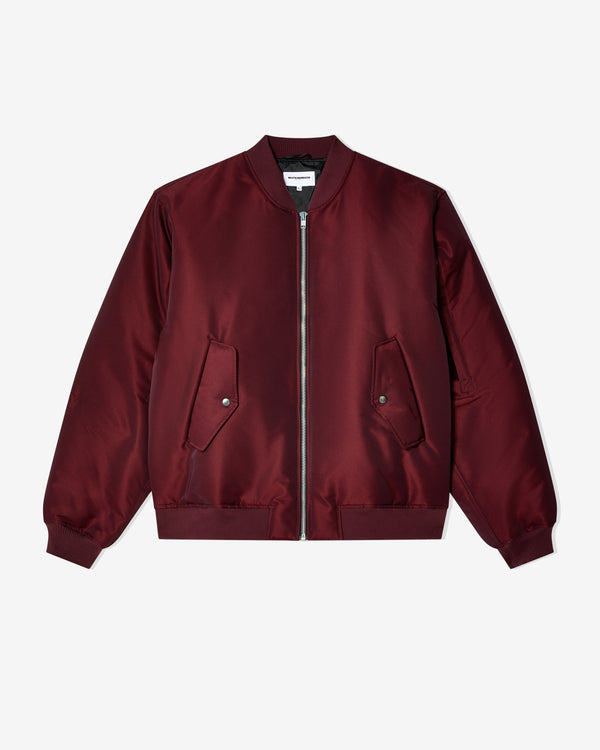 Melitta Baumeister - Women's Large Bomber Jacket - (Bordeaux)