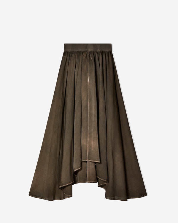 Uma Wang - Women's Gentian Skirt - (Dark Brown)