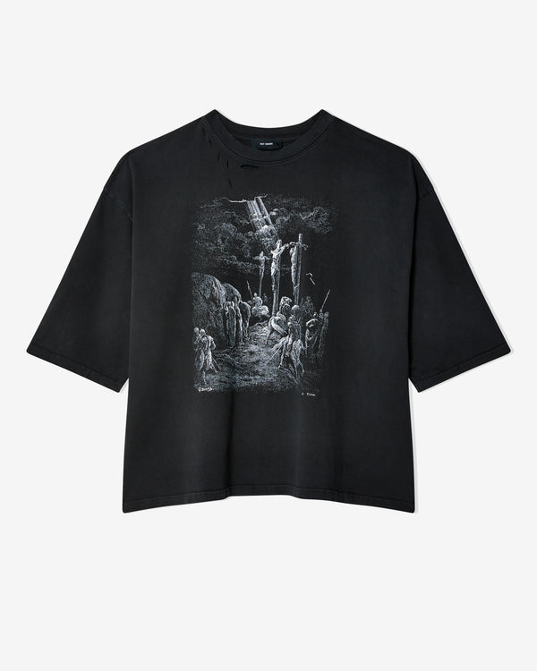 Willy Chavarria - Men's Crucifixion Buffalo Tee - (Washed Black)