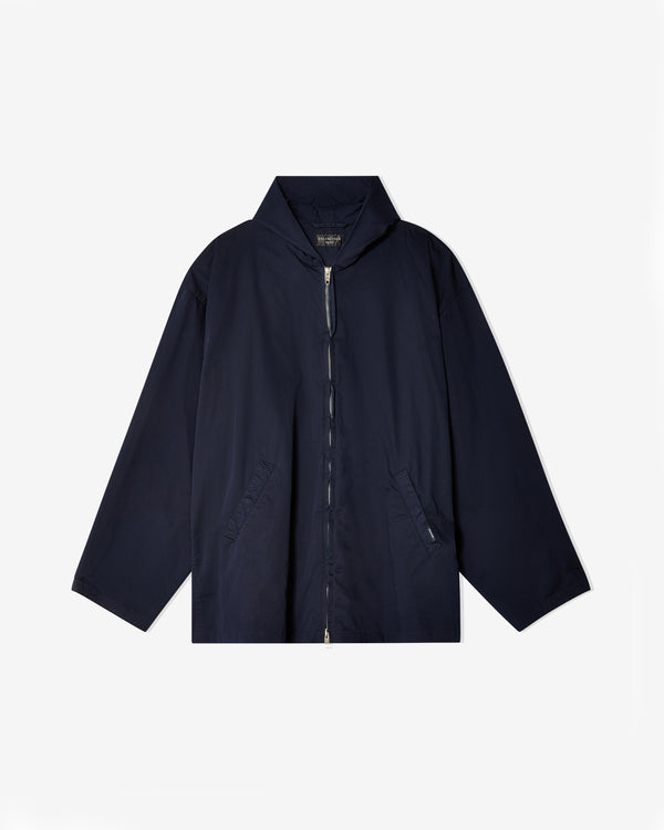 Balenciaga - Men's Hooded Zip-Up Jacket - (Ink)