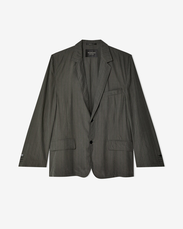 Balenciaga - Men's Tailored Jacket - (Grey/Green)