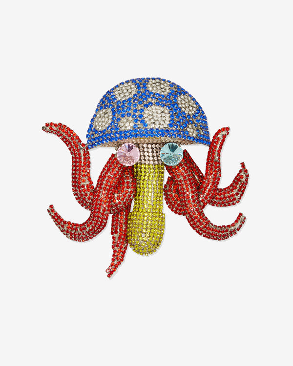 Walter Van Beirendonck - Men's Octopus Brooch - (Blue)