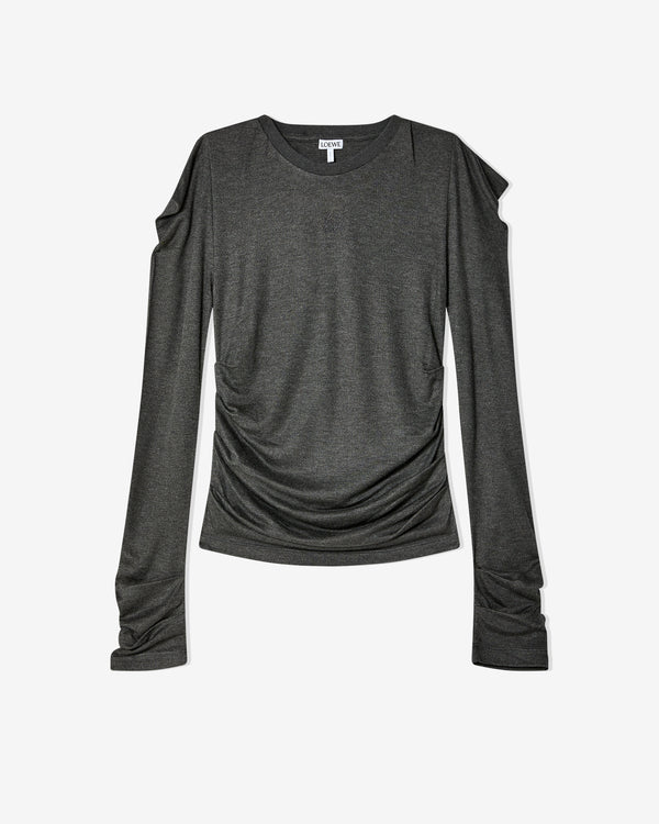 Loewe - Women's Long Sleeve Top - (Light Anthracite)