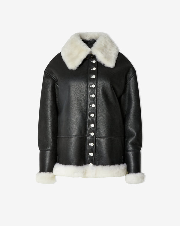 Loewe - Women's Shearling Jacket - (White/Black)