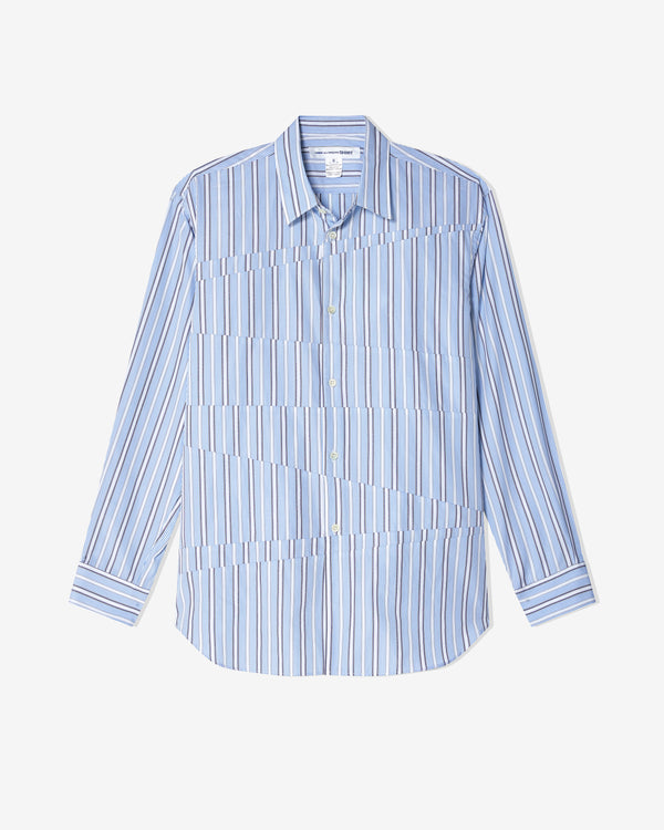 CDG Shirt - Men's Zig-Zag Striped Shirt - (Stripe)