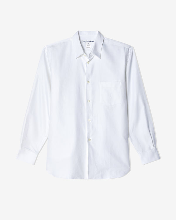 CDG Shirt - Men's Back-Detail Shirt - (White)