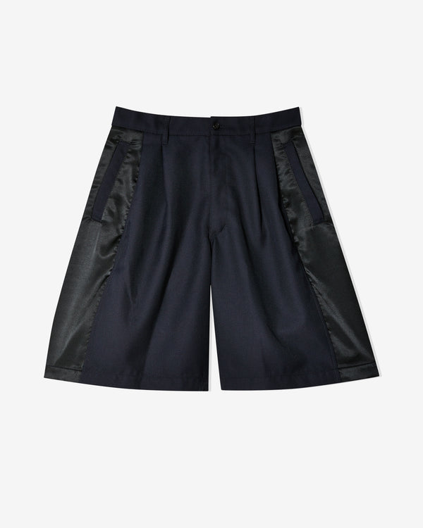 CDG Shirt - Men's Panelled Shorts - (Navy)