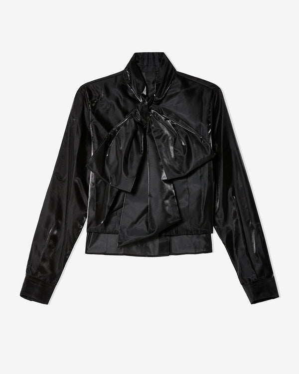 Noir Kei Ninomiya - Women's Bow Blouse - (Black)