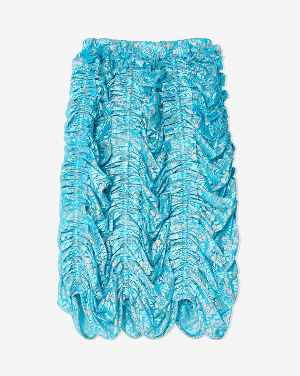 Noir Kei Ninomiya - Women's Floral Mesh Skirt - (Blue)