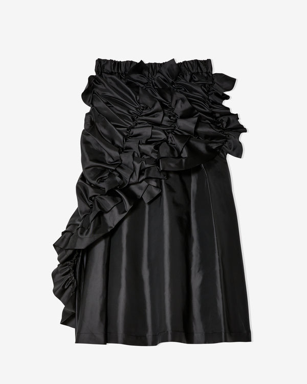 Noir Kei Ninomiya - Women's Gathered Frill Skirt - (Black)