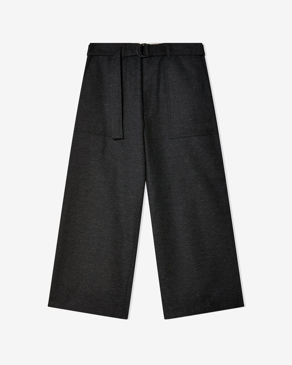 Comme des Garçons Homme - Men's Belted Wool Trousers - (Black)