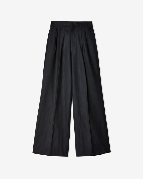 Junya Watanabe - Women's Pinstripe Pants - (Black/Gray)