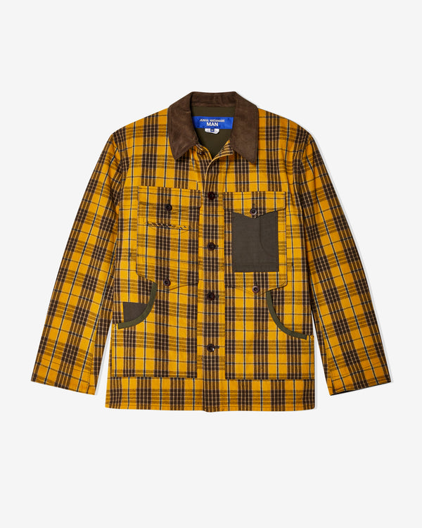 Junya Watanabe Man - Men's Panelled Jacket - (Yellow/Brown)