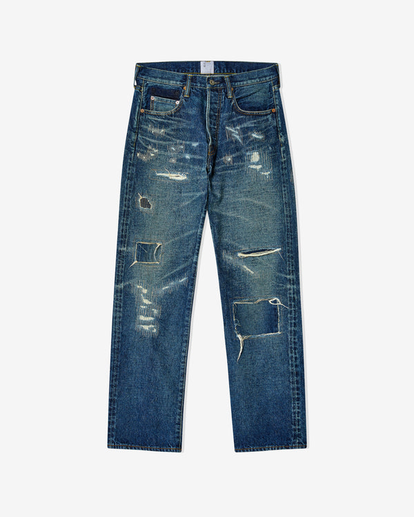 Junya Watanabe MAN - Men's Distressed Jeans - (Indigo)