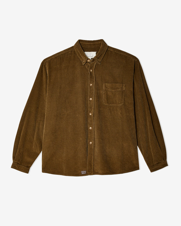 ERL - Men's Corduroy Shirt - (Brown)