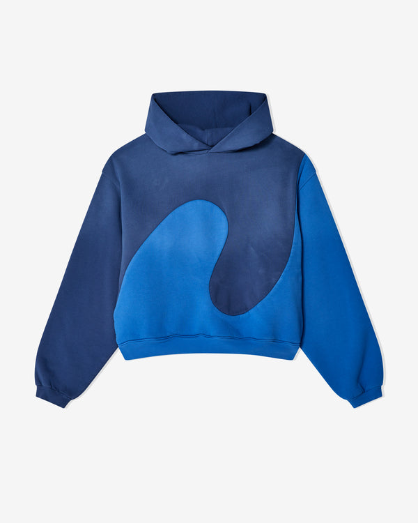 Erl - Men's Classic Swirl Hoodie - (Blue)