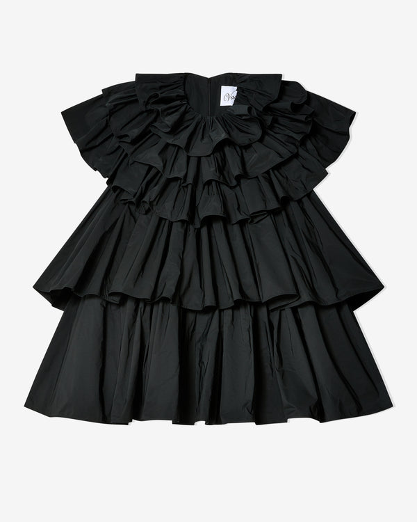 Vaquera - Women's Ruffle Dress - (Black)