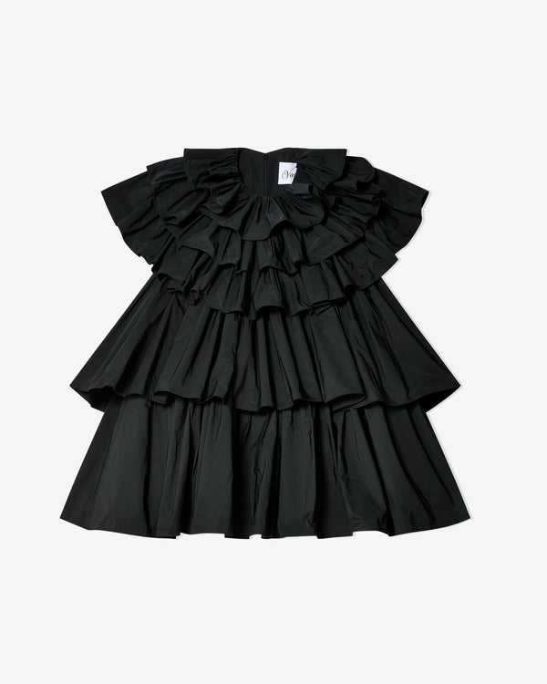 Vaquera - Women's Ruffle Dress - (Black)