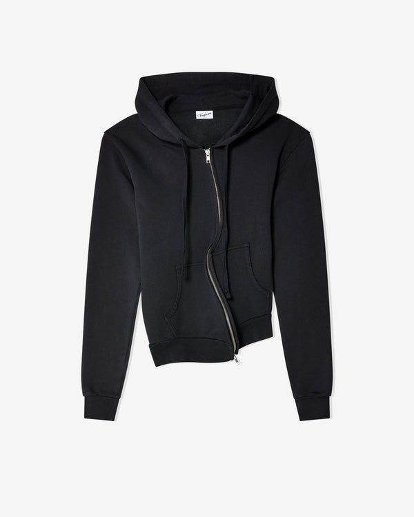 Vaquera - Women's Twisted Rose Hoodie - (Faded Black)