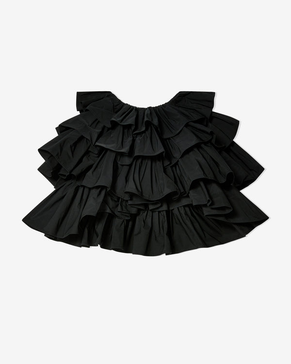 Vaquera - Women's Ruffle Top - (Black)