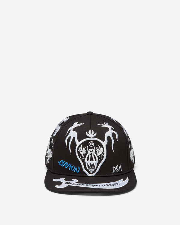 Clayton Patterson x DSM - Men's Embroidered Fly Skull 3 Hat - (Black)