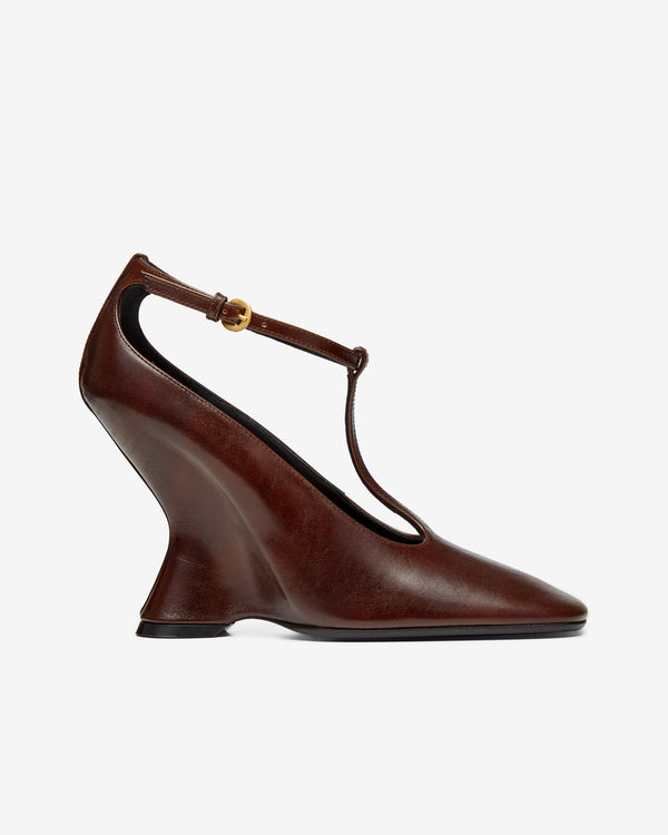 Dries Van Noten - Women's Wedge Heels - (Dark Brown)