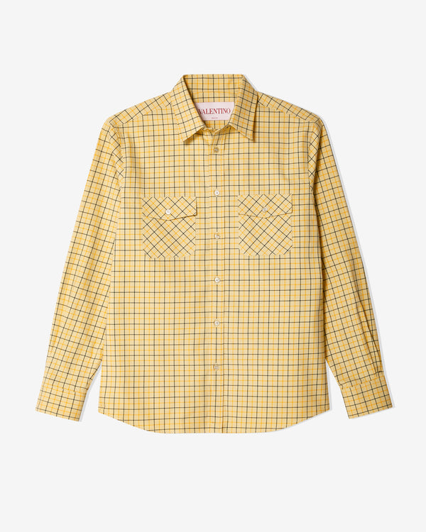 Valentino - Men's Checked Shirt - (Check)