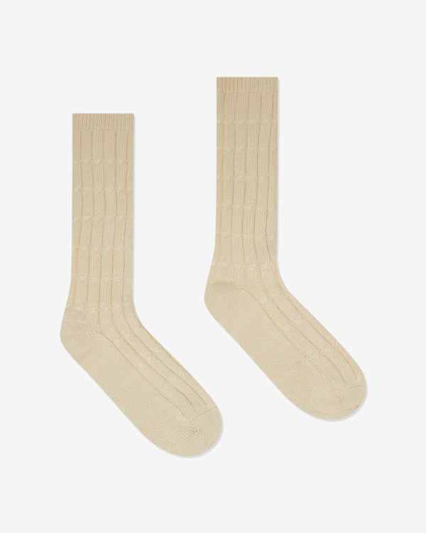 Valentino - Men's Cashmere Socks - (Ivory)