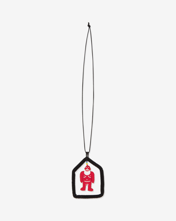 Walter Van Beirendonck - DSM Exclusive Hut Jewel Necklace - (Black/Flame)