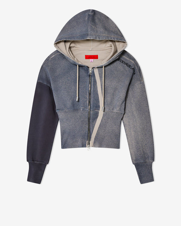 Eckhaus Latta - Women's Snatched Hoodie - (Smog)