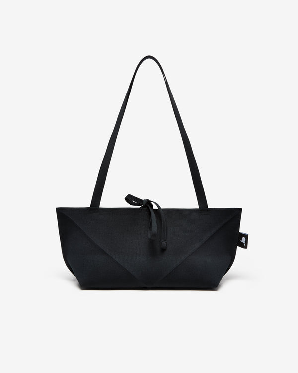 softromaine - Women's Square Origami Knit Rectangle Bag - (Black)