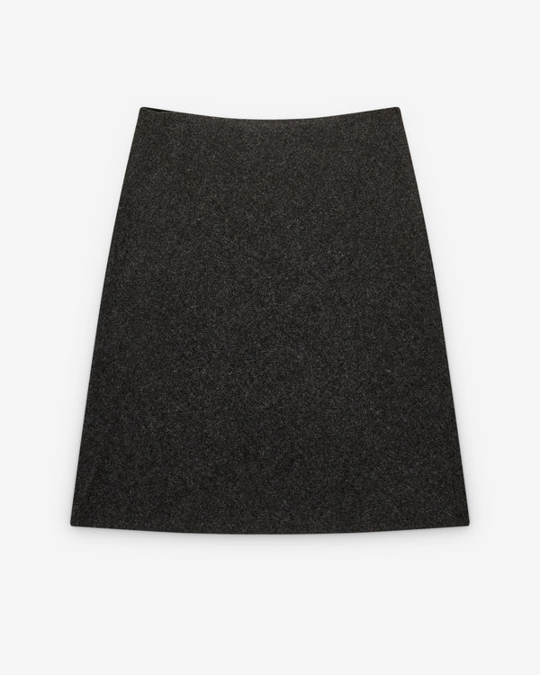 Miu Miu - Women's Shetland Wool Skirt - (Anthracite)